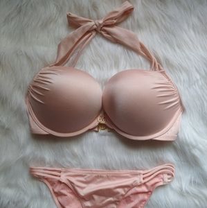 Victoria's Secret Bombshell Swim Bikini~Nude Pink Paradise!